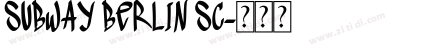 Subway Berlin SC字体转换